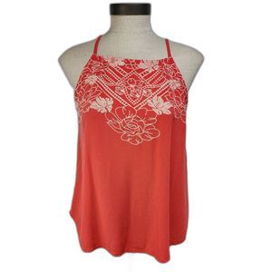 Love on a Hanger Women's Orange Tank Top Size S